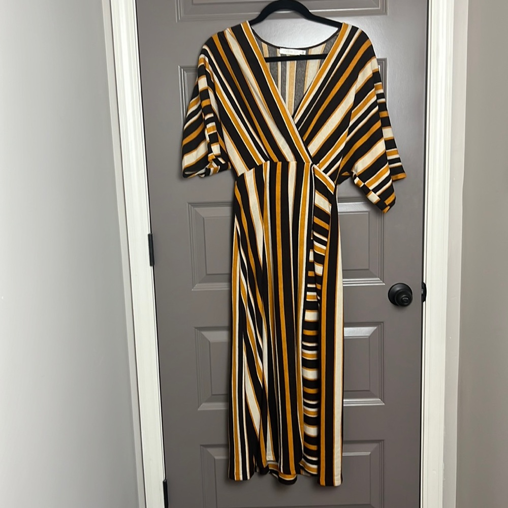 MIDI wrap dress